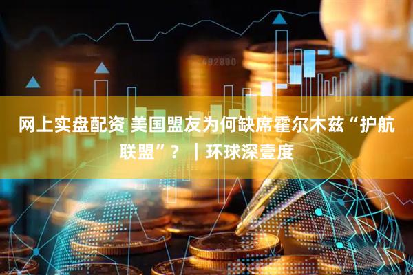 网上实盘配资 美国盟友为何缺席霍尔木兹“护航联盟”？｜环球深壹度